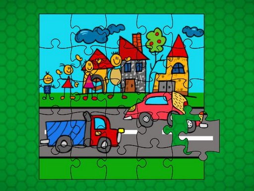 Stick Family Fun Time Jigsaw — Puzzle
